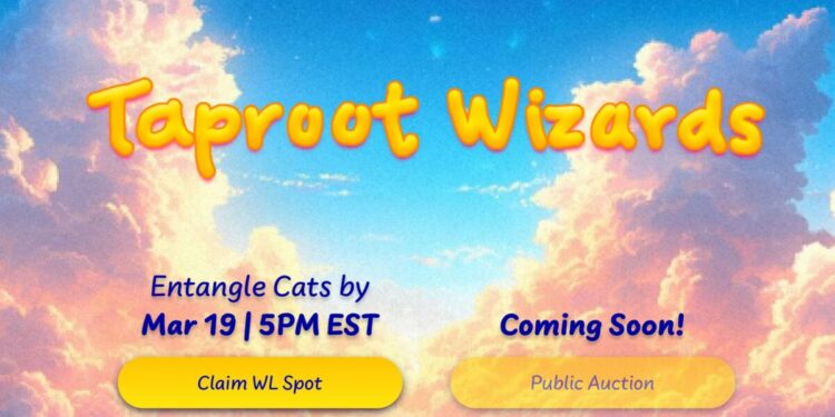 NFT REVIEW NEWS Taproot Wizards Announce Highly-Anticipated Bitcoin Ordinals Sale