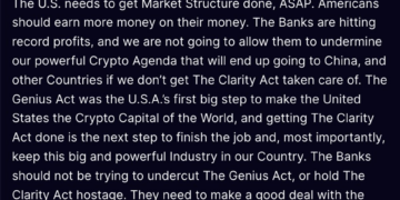 My Crypto Lawyer Sec News President Trump slams banks for blocking crypto bill progress