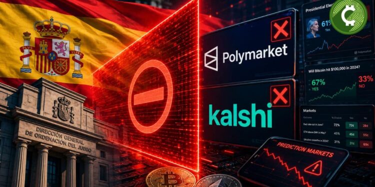 My Crypto Lawyer Sec News España bloquea Polymarket y Kalshi por operar sin licencia